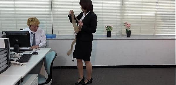 Japanese Girl Spit and Foot Fetish Sniffing Slave